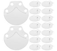 ifundom 100pcs Metal Scale Armor Plates for Knights Medieval Costume Crafting Material Armor DIY Supplies for Historical Roleplay