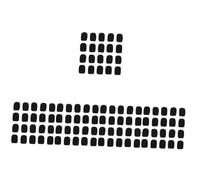 ifundom 100pcs Microphone Cover Fluffy Windscreen Shield Lapel Mic Sponge Covers Windproof for Singers