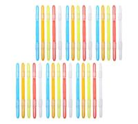 ifundom 100Pcs Mixed Color Plastic Double Hole Binder Clips Paper Fasteners File Organizing Clips for School Office Document Binding and Paper Securing