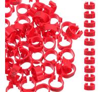 ifundom 100pcs Numbered Pigeon Leg Rings 8mm Plastic Identification Bands for Poultry and Small Birds, Numbering with Quick Installation and Wear-resistant Design, for Daily Management