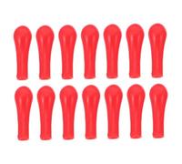 ifundom 100pcs Red Latex Pipette Bulb Caps Fit Laboratory Dropper Replacement for Science Experiments Teaching Research Sustainable Reusable Accessories