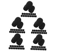 ifundom 100pcs Replacement Lapel Microphone Windscreen Windscreen Cover for Headset Mic Sponge Windproof