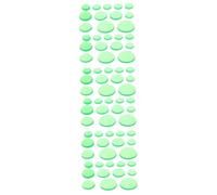 ifundom 108pcs Washable Drum Mute Pads for Tone Control Portable Self-adhesive Dampening Pads for Drums Practice Accessories Shapes for Volume Management