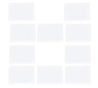 ifundom 10pcs A5 A6 B5 PVC Binder Zipper Pocket Storage Bags Loose Leaf Filing Organizer for Name Cards Bills Document Storage