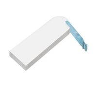 ifundom 10Pcs Acrylic Bookmarks Blank with Blue Ribbon 20Cm DIY Craft Reading Page Markers Creative Book Accessories for Book Lovers