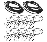 ifundom 10pcs Adjustable Yoga Mat Strap Set with Sturdy Cotton Loop Bands for Body Stretching, Pilates and Fitness, Sturdy Mat Sling for Exercise and Physical Therapy Random Color