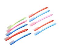 ifundom 10pcs Adult Travel Toothbrushes with Hard Bristles, Large Head Manual Plastic Toothbrushes Lightweight and Portable for Home Use and Travel Color