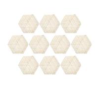 ifundom 10pcs Bamboo Wall Ornament, DIY Weaving Bamboo Pendant, Brown, Decorative Mini Doll Decor, Study Room and Bedroom