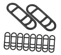 ifundom 10pcs Bike Light Mount Straps for Front and Rear Flashlights Multi Functional Silicone Fastening Bands Easy Installation Handlebars and Seat Posts Lightweight Cycling Accessories