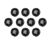 ifundom 10pcs Black Elastic Hair Nets for Bun with Polyester and Nylon Material, Chic and Elegant Design to Restrain Hair, for Ballet Dance Performance and Everyday Use