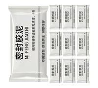 ifundom 10Pcs Concrete Sealant Sealing Clay Waterproof Mastic Easy to Use White Duct Seal Putty for Repairing Wall Defects and Sealing Needs Around The Home