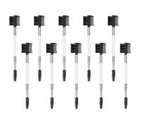 ifundom 10pcs Double Head Pet Eye Combs with Artificial Fibres, Safe for Sensitive Dogs and Cats, Deep Cleaning Grooming Brushes for Puppies and Cats, for Use before Bathing Or at Grooming
