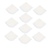 ifundom 10pcs Double-Layer Cotton Saliva Towels Super Absorbent Chemical-Free Face Towels for Bathing and Feeding Soft Terry Cloth Washcloths
