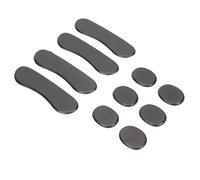 ifundom 10pcs Drum Silencers Black Drum Mute Pads for Percussion Instruments Dampening for Practice Reducing Overtones and Unwanted Ringing