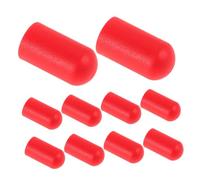 ifundom 10pcs Drum Stick Protective Cover Silicone Mute Tips Pack for Silent Percussion Practice Mute and Drumstick Protection Easy Installation