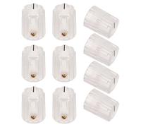 ifundom 10pcs Electric Guitar Pot Knobs 13x16mm Plastic Volume Control Replacement Knobs for Effect Pedals, Smooth Audio Adjustments, for Equipment Upgrades