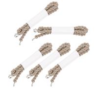 ifundom 10Pcs Khaki Elastic Boot Binding Ropes with Small Hooks Multi-function Trouser Leg Straps for Camping Hiking Riding Skiing Portable Outdoor Blousing Bands