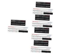 ifundom 10pcs Melodica Keyboard Pitch Stickers Self-adhesive Simple Practice Labels for Beginner Melodica Sticker Supplies for Music Classroom Use