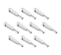 ifundom 10pcs Metal Fixing Clips M2 Self Locking Snap Links for Rc Model Airplanes and Helicopters, Sturdy Metal Material with Versatile Application for DIY Projects and Control Rods
