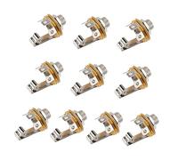 ifundom 10Pcs Microphone Socket for Guitar Easy to Install Mic Holder for Stringed Instruments Durable and Scratch Resistant Design for Enhanced Sound Output