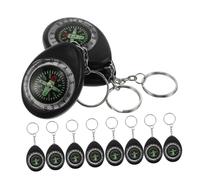 ifundom 10pcs Mini Pocket Compass Keyring Lightweight Survival Navigation Tool for Hiking Camping Backpack Outdoor Adventure