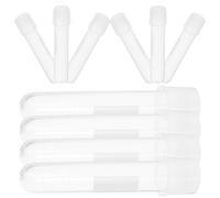 ifundom 10pcs Ml Plastic Cryotubes with Scale and Cap, Conical Bottom Test Tubes for Precise Measurement and Reagent Addition, Self Standing Two-stage Design for Laboratory Sample Storage