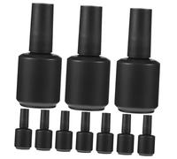 ifundom 10pcs Nail Polish Bottles Glass 15ml Portable Refillable Containers Suitable for Nail Polish Travel Grooming on The Go