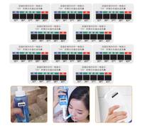 ifundom 10Pcs Nasal Rinse Bottle Temperature Strips with Secure Adhesive Accurate Saline Test Temperature Stickers for Precise Nasal Wash Monitoring