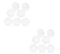 ifundom 10pcs Pacifier Shield Case Portable Holder for Pacifier Safe Easy Cleaning Multi-use Storage Bibs Dummy Box