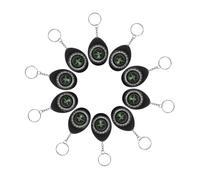 ifundom 10pcs Portable Pocket Compass Keychain Lightweight Mini Survival Navigation Tool with Key Ring for Camping Hiking Backpacking Weather-resistant and Outdoor Direction