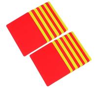 ifundom 10pcs Professional Referee Red Yellow Cards Set PVC Football Soccer Judge Cards for Match Officiating Compact Pocket
