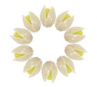 ifundom 10pcs Realistic Artificial Pistachio Nuts for Home Decoration Lifelike Faux Nut Models for Craft Display and Pretend Play Food for Festive Decor and Creative Projects