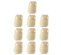 ifundom 10pcs Rectangular Wood Bread Baking Mold with Nonstick Coating for Even Heat Distribution, Useful Kitchen Bakeware for Daily Cooking and Festival Celebrations