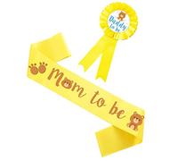 ifundom 10pcs Shower Sash Daddy Badge Fun Decorations for Parents for Shower Celebrations and Photo Props Eye-catching Mummy Daddy Accessories