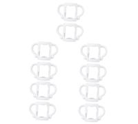 ifundom 10pcs Silicone Bottle Handles Non-Slip Comfort Grip for Newborns and Toddlers
