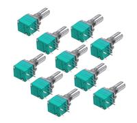ifundom 10pcs Single Turn Potentiometer with Metal Film Variable Resistors Easy Installation for Amplifiers and Electronics