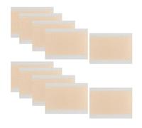 ifundom 10Pcs Skin Tone Silicone Scar Patch Adhesive Dressing Tape 2.5X5Cm for Scar Covering and Tattoo Concealment, Medical Grade Silicone Tape for Body Skin