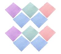 ifundom 10pcs Soft Microfiber Makeup Remover Cloths Coral Fleece Washcloths for Gentle Face Cleansing, Never Scratching Your Skin, Easy to Carry, for Home and Travel Use Random Color