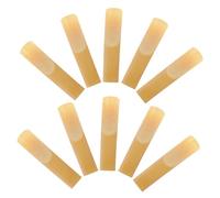 ifundom 10pcs Thinner Tips Saxophone Reeds for Eb Alto Sax Replacement Parts Saxophone Supplies Pack