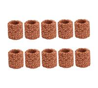 ifundom 10pcs Water Plant Gravity Ring Fish Tank Filter Ring Media Ceramic Ceramic Material Wide Adherent Parasitism Area Culture Bed for Nitrifying Community Aquarium Supplies Random Random Style