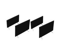 ifundom 12 Scale Mini Simulation TV Models Black Screen, Dollhouse Living Room Accessories for Pretend Play and Mini House Decoration