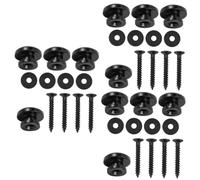 ifundom 12 Sets Guitar Strap Locks Metal Guitar Straps Buttons for Acoustic/electric Anti-falling Buckles for