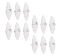 ifundom 12 Sets of Natural Cuttlebone Chewing with Metal Holder for Hamsters, Parrots, and Turtles, Safe to Chew and Exercise Pets, Natural Calcium Supplement for Healthy Teeth