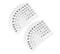 ifundom 120Pcs Interactive Bingo Cards Set with Numbers, Household Party Accessory for Family Games and Birthday Entertainment, 2 Sets of Paper Bingo Sheets for Group Fun