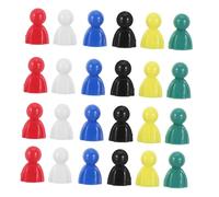 ifundom 120pcs Multi-color Plastic Snowman Meeples Game Tokens Non-toxic Chess Pieces for Classroom Counting Family Board Games Party Accessories Educational Sorting and Learning