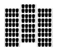 ifundom 128Pcs Saxophone Mouthpiece Patches 0.8Mm Thin Oval Cushions Non-Slip Sax Tooth Pads for Alto Tenor Sax Clarinet Woodwind Instruments