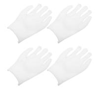 ifundom 12pairs Reusable Cotton Yarn Gloves for Dry Hands White