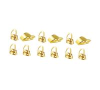 ifundom 12pcs Adjustable Thumbpick Plectrum for Banjo and Guitar Stainless Steel Metal Pick for Stringed Instrument Players