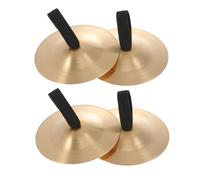 ifundom 12pcs Boys and Girls Finger Cymbals Hand Cymbals for Belly Dancing Musical Instrument Straps for Dance Parties