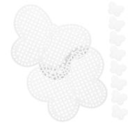 ifundom 12pcs Butterfly Plastic Mesh Canvas Sheets Lightweight Flexible Grid Board for Embroidery Cross Stitch Needlepoint DIY Bag Making Craft